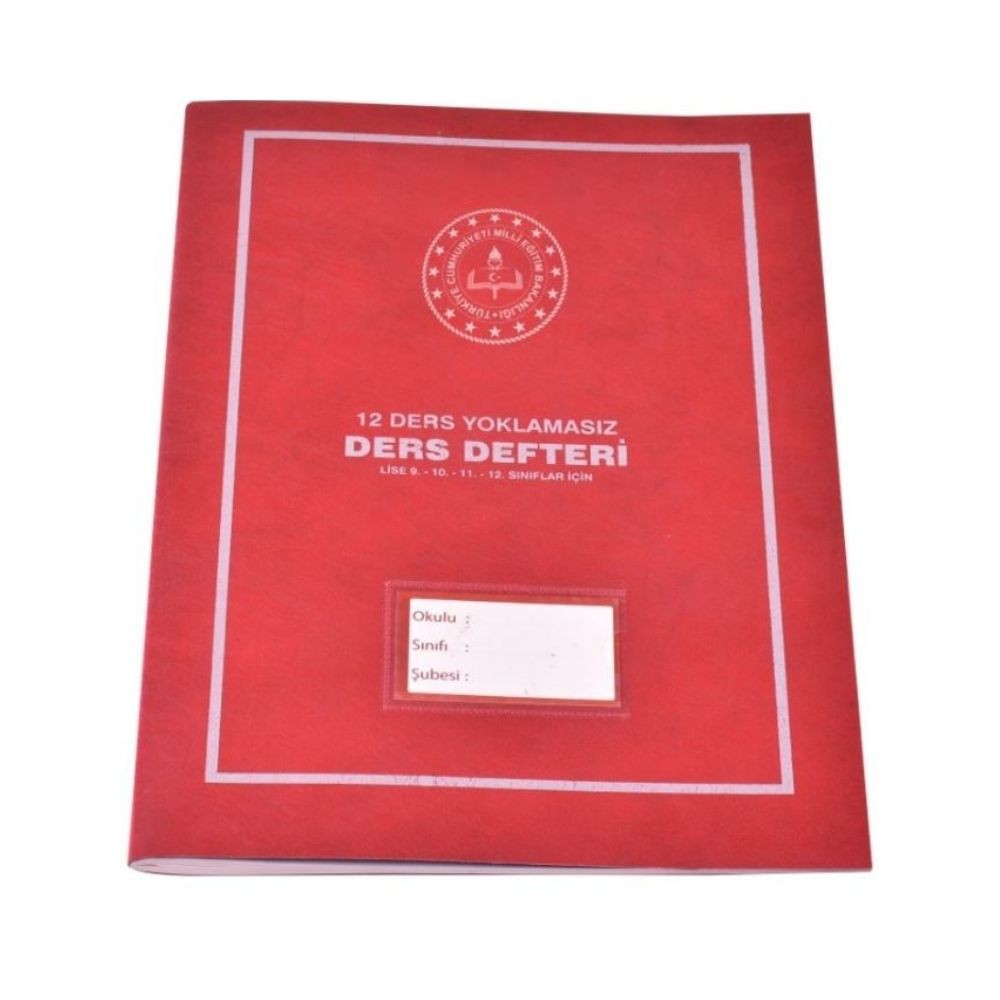 Gülpaş Ders Defteri Yoklamasız 12 Ders