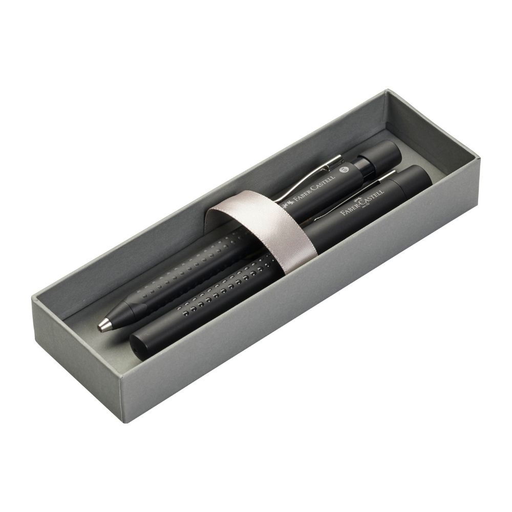 Faber-Castell Dolma ve Tükenmez Kalem Set Grip 2011 Siyah