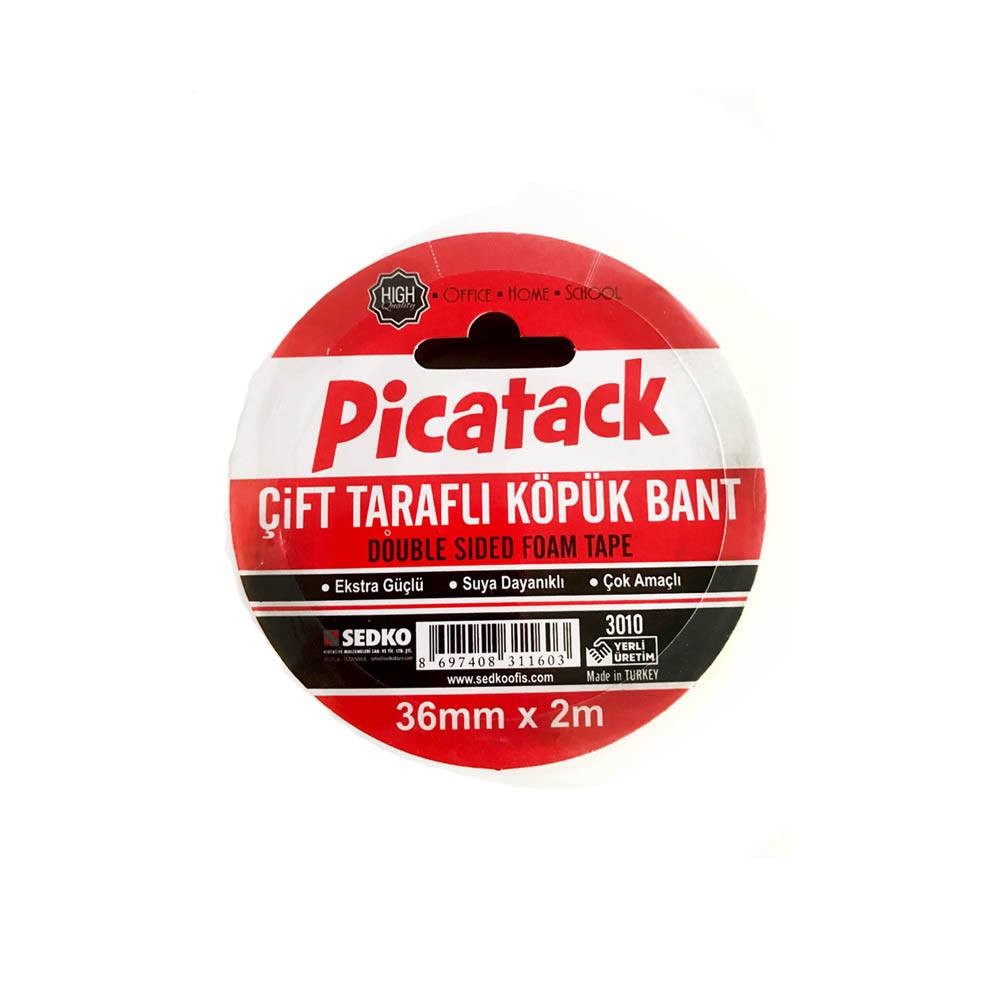 Picador Çift Taraflı Bant Köpük 36x2 Kq013 Picatack