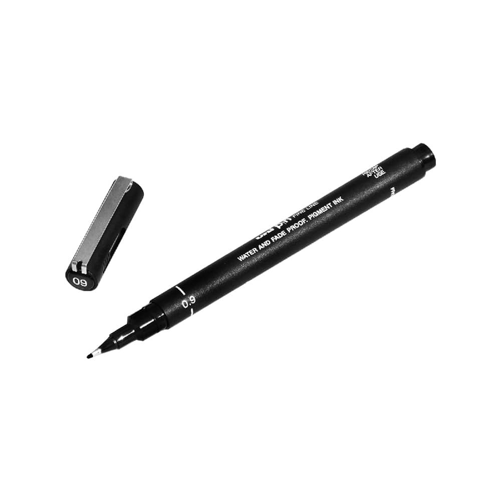 Uni-Ball İğne Uçlu Kalem 0.9 mm Siyah