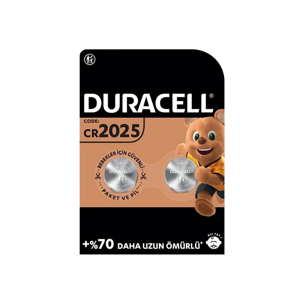 Duracell Pil Düğme 2025 3 Volt 2'li