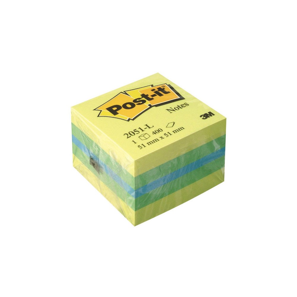 Post-it Yapışkanlı Not Kağıdı Mini Küp 400 Yaprak Sarı Tonlar