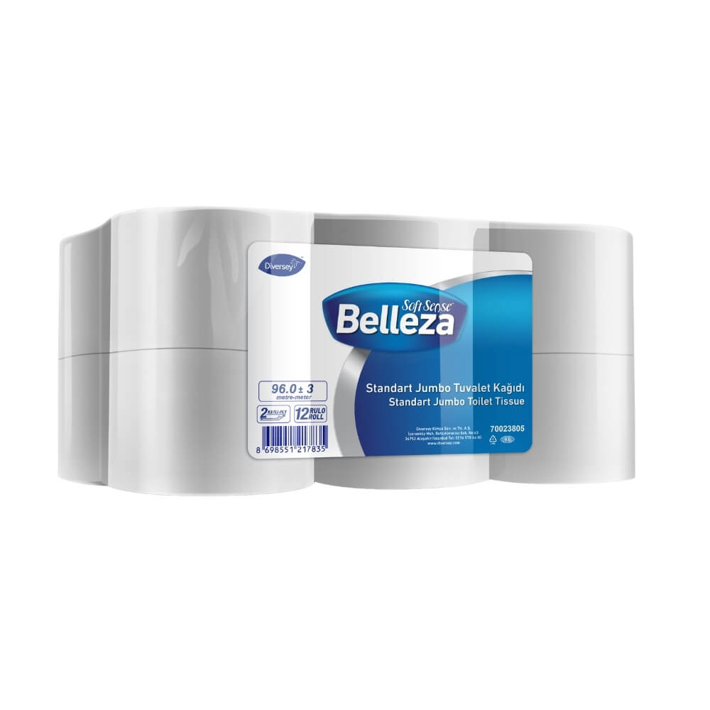 Belleza Standart Jumbo Tuvalet Kağıdı 9.8 cm 12x96 mt