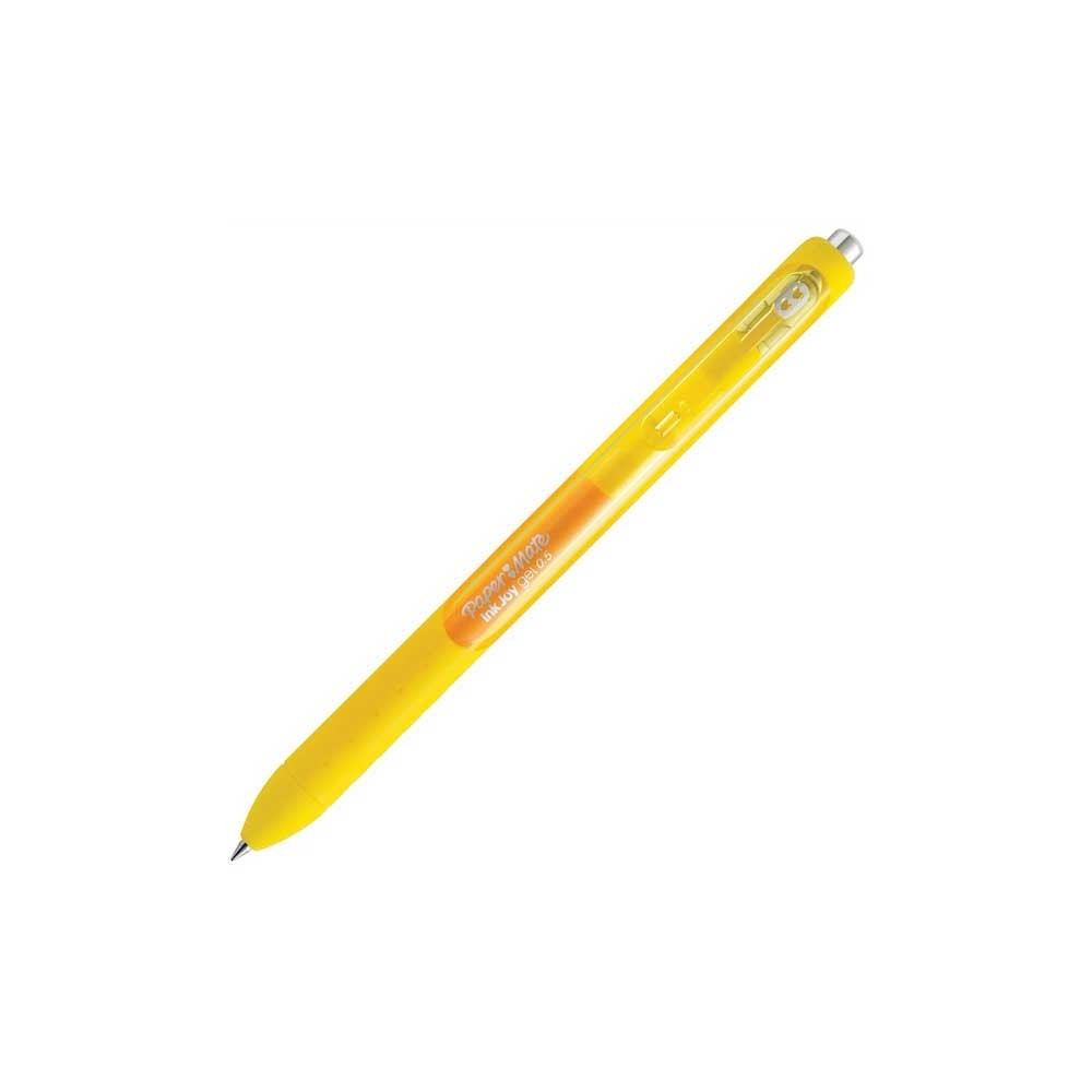 Papermate Jel Kalem Inkjoy Üstten Basmalı Sarı