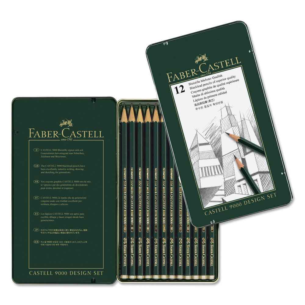 Faber-Castell Dereceli Kurşun Kalem Set 9000 5B-5H