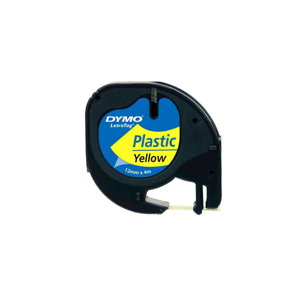 Dymo Şerit Dymo LetraTag Plastik Sarı 91202