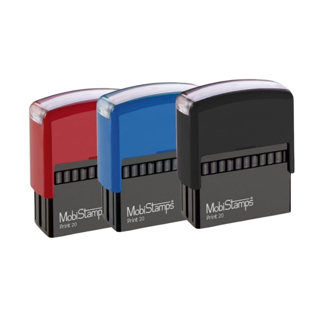 Sırdaş Kaşe Mobi Stamps Print 20 38x14 mm – Kırmızı Keçe