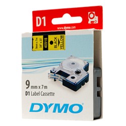 Dymo Şerit D1 9 mm x 7 m Sarı Siyah 40918