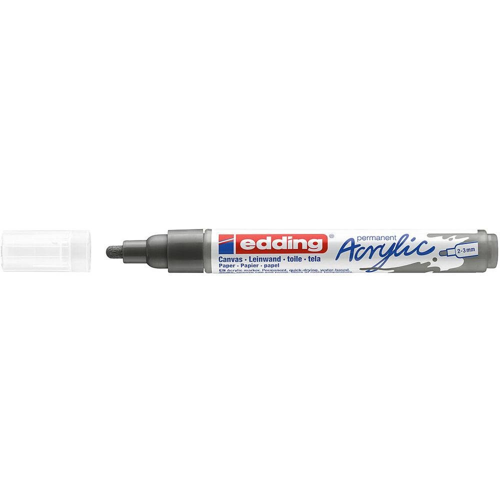 Edding 5100 Akrilik Markör Orta Uçlu Antrasit