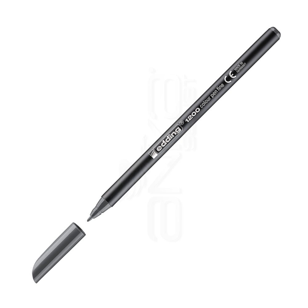 Edding Keçeli Kalem E-1200 Gri