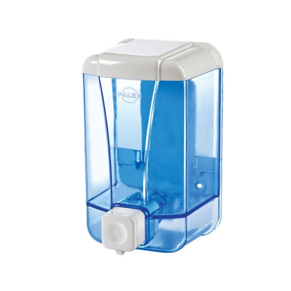 Palex Sıvı Sabun Dispenseri Şeffaf-Mavi 1000 cc