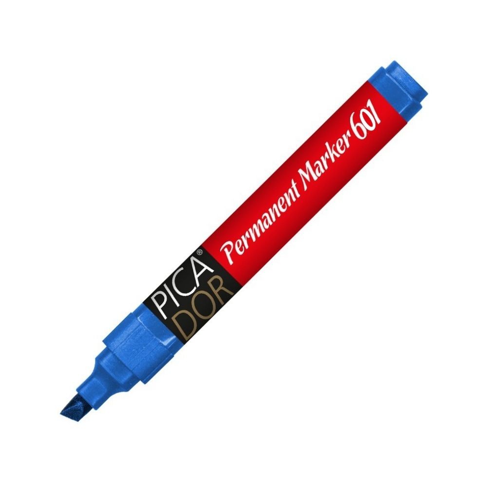 Picador Permanent Markör Yuvarlak Uç 601 Mavi Doldurulabilir