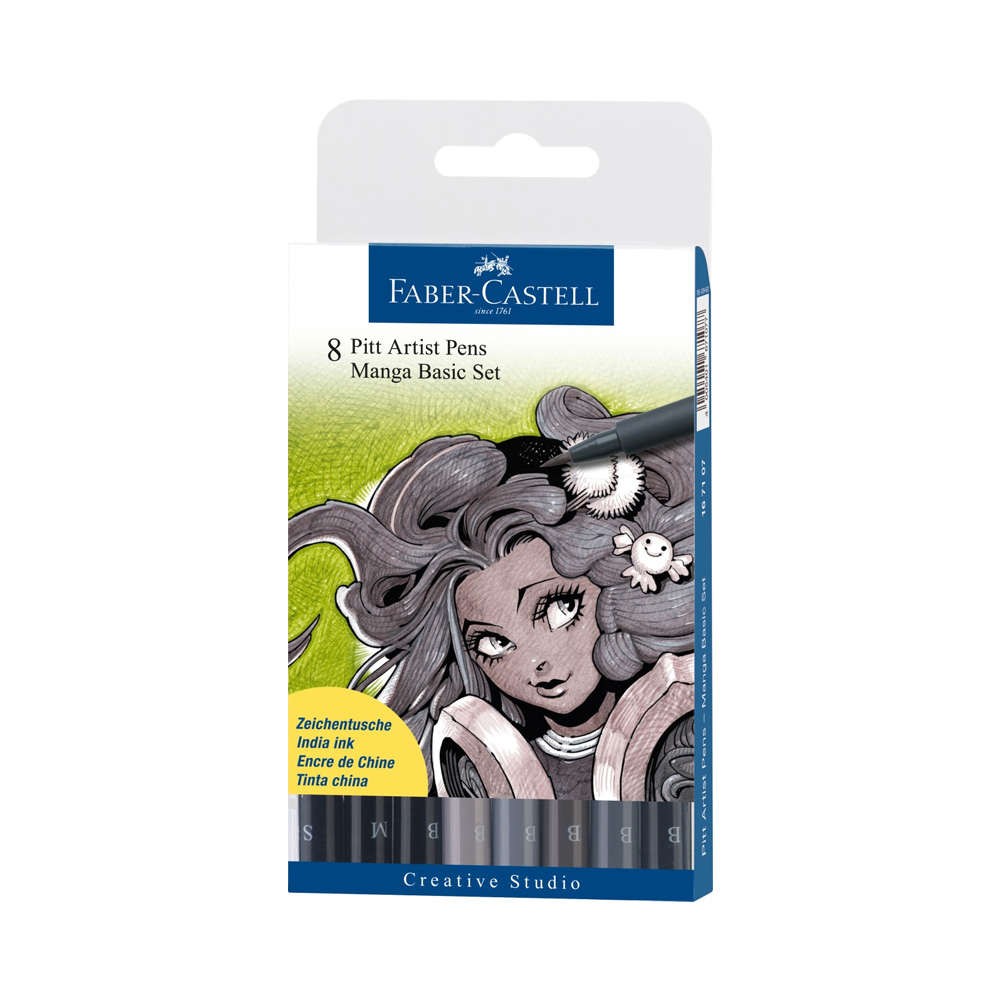 Faber-Castell Pitt Çizim Kalemi Manga 8'li