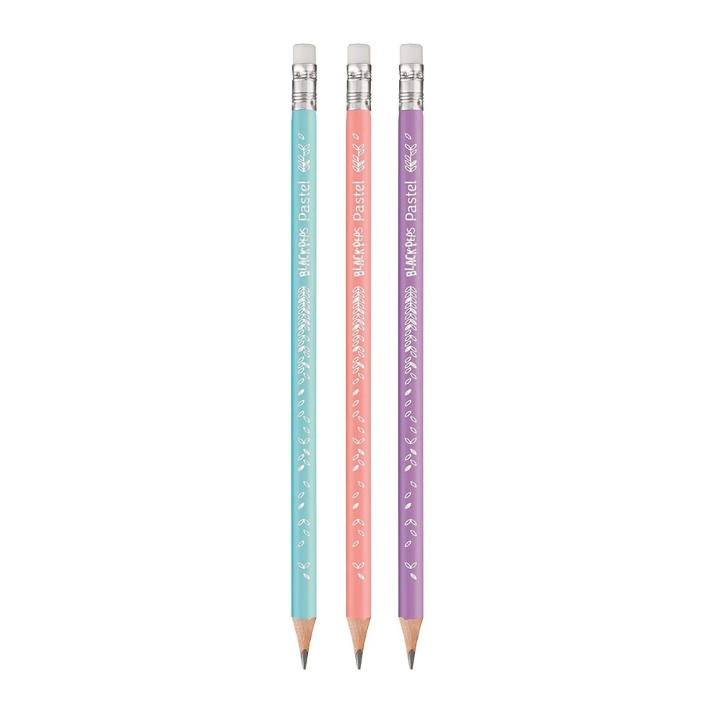Maped Kurşun Kalem Black Peps Silgili Pastel Renk HB
