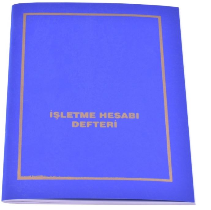 Gülpaş İşletme Hesabı Defteri Plastik Kapak 48 Yaprak Numaralı