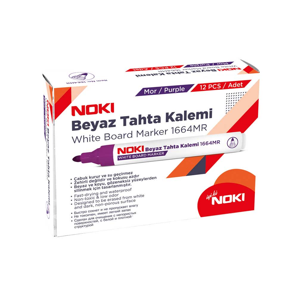 Noki Beyaz Tahta Kalemi 1664 Mor