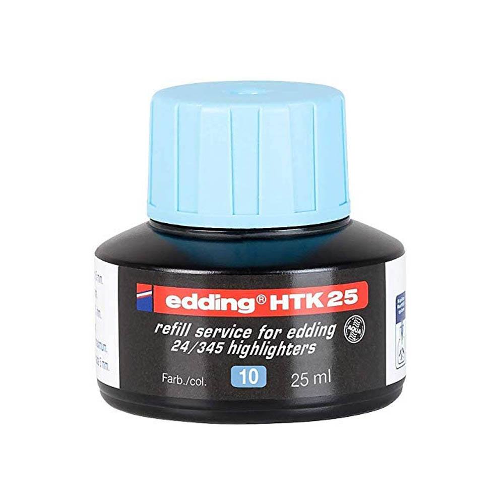 Edding Fosforlu Kalem Mürekkebi Şişe 25 ml Mavi