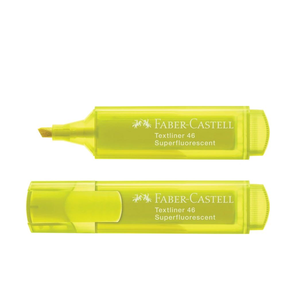 Faber-Castell Fosforlu Kalem Şeffaf Gövde 1546 Sarı