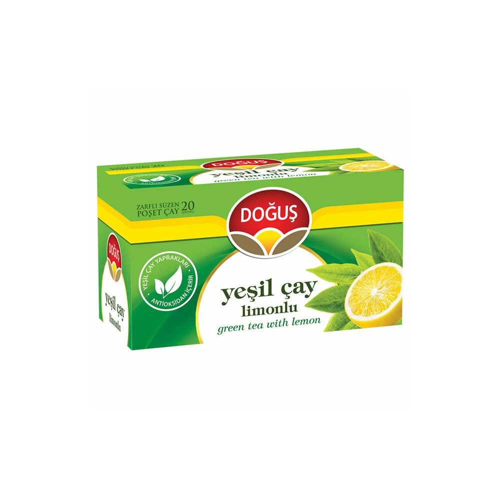 Doğuş Çay Bitki Çayı Yeşil Çay Limon 1.75 gr 20'li