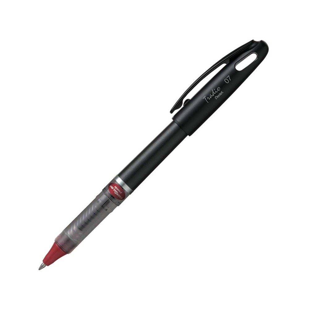 Pentel Roller Kalem Çelik Uçlu Jel Energel 0.7 mm Kırmızı