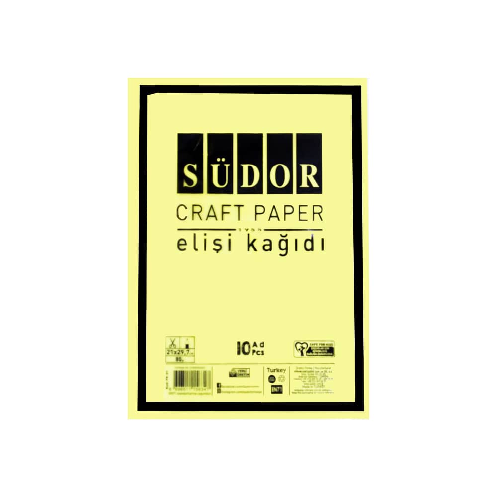 Südor Elişi Kağıdı A4 80 gr 10'lu
