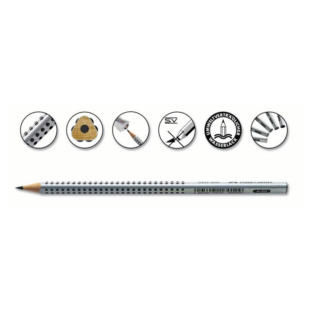 Faber-Castell Dereceli Kurşun Kalem Grip 2001 H