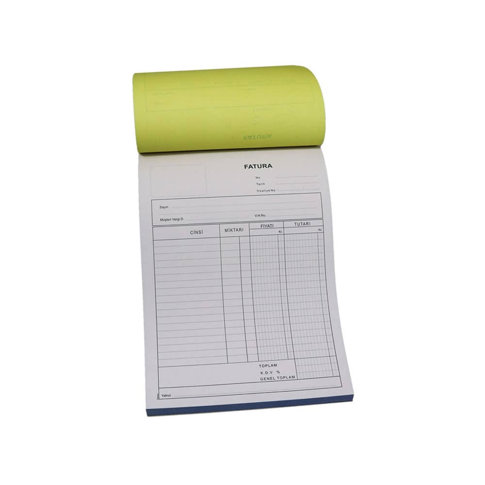Dilman Fatura Defteri 5-50 Otokopili