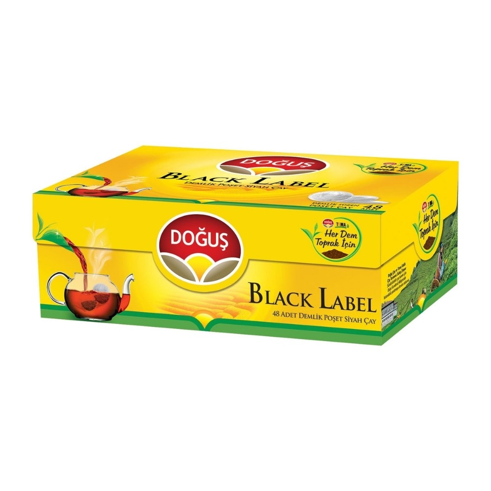Doğuş Çay Black Label Demlik Poşet 3.2 gr 48'li