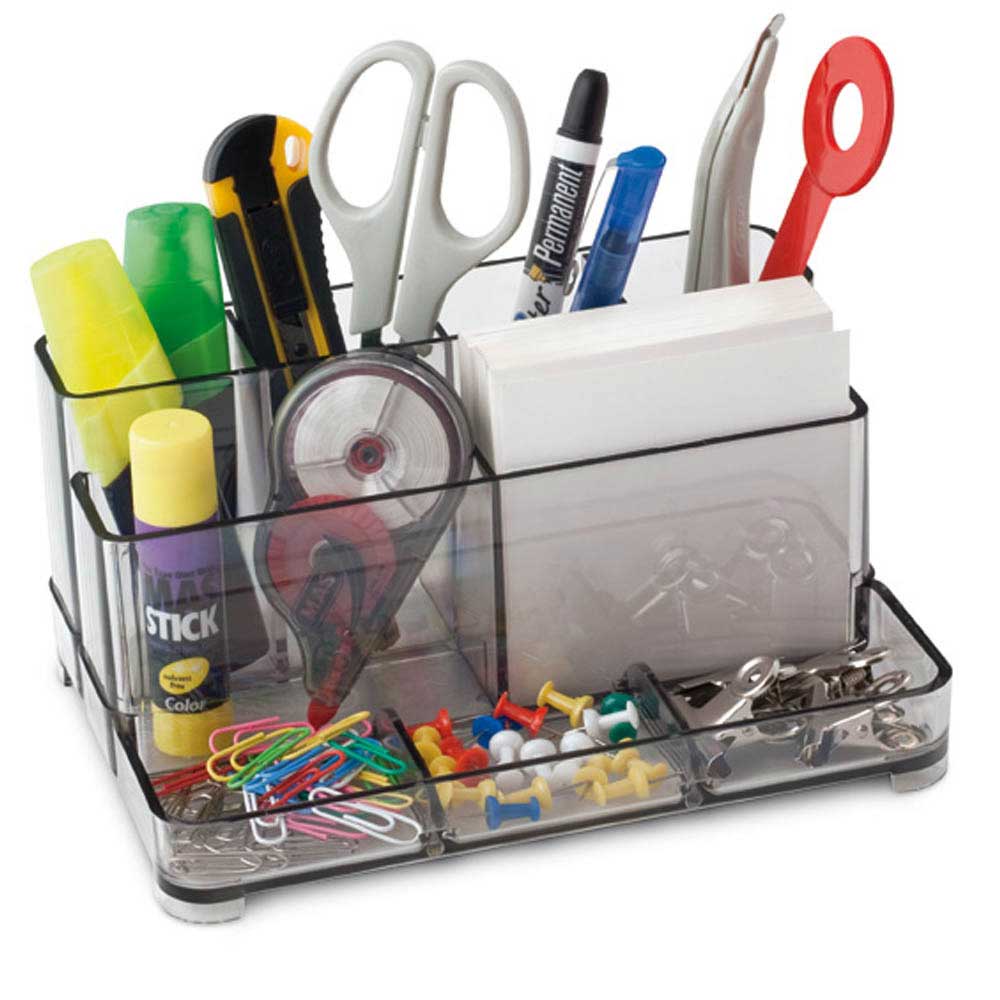 Mas Kalemlik Masa Üstü Şeffaf Desk Organizer