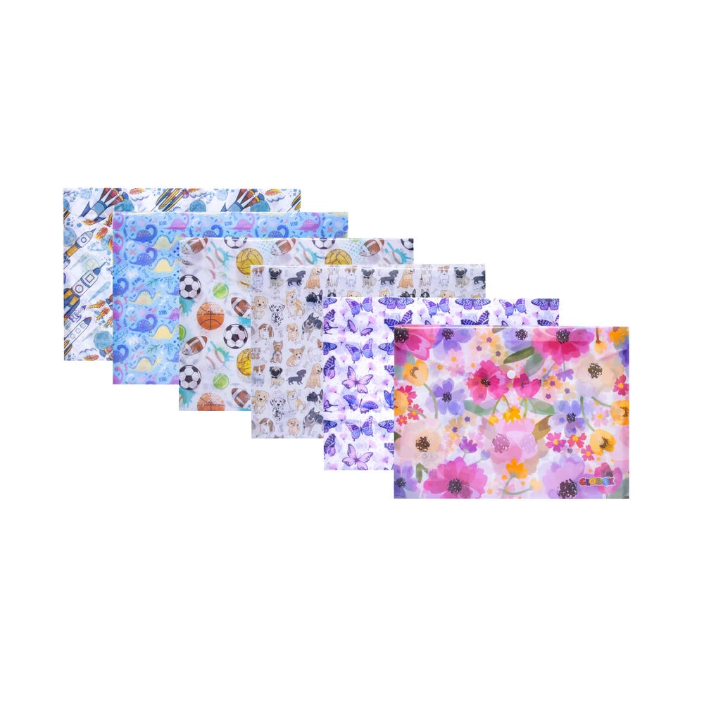 Globox Çıtçıtlı Dosya Baskılı