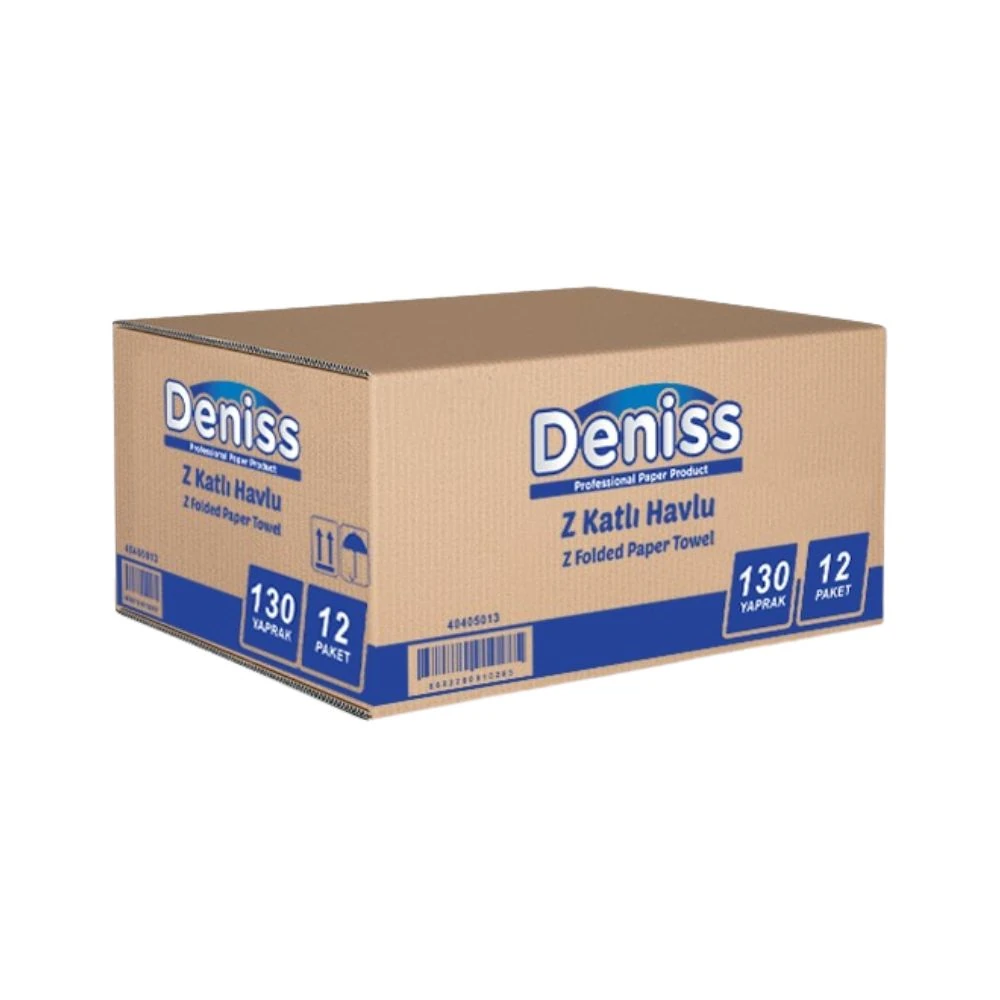 Deniss Z Katlamalı Havlu 200 Sayfa 12'li