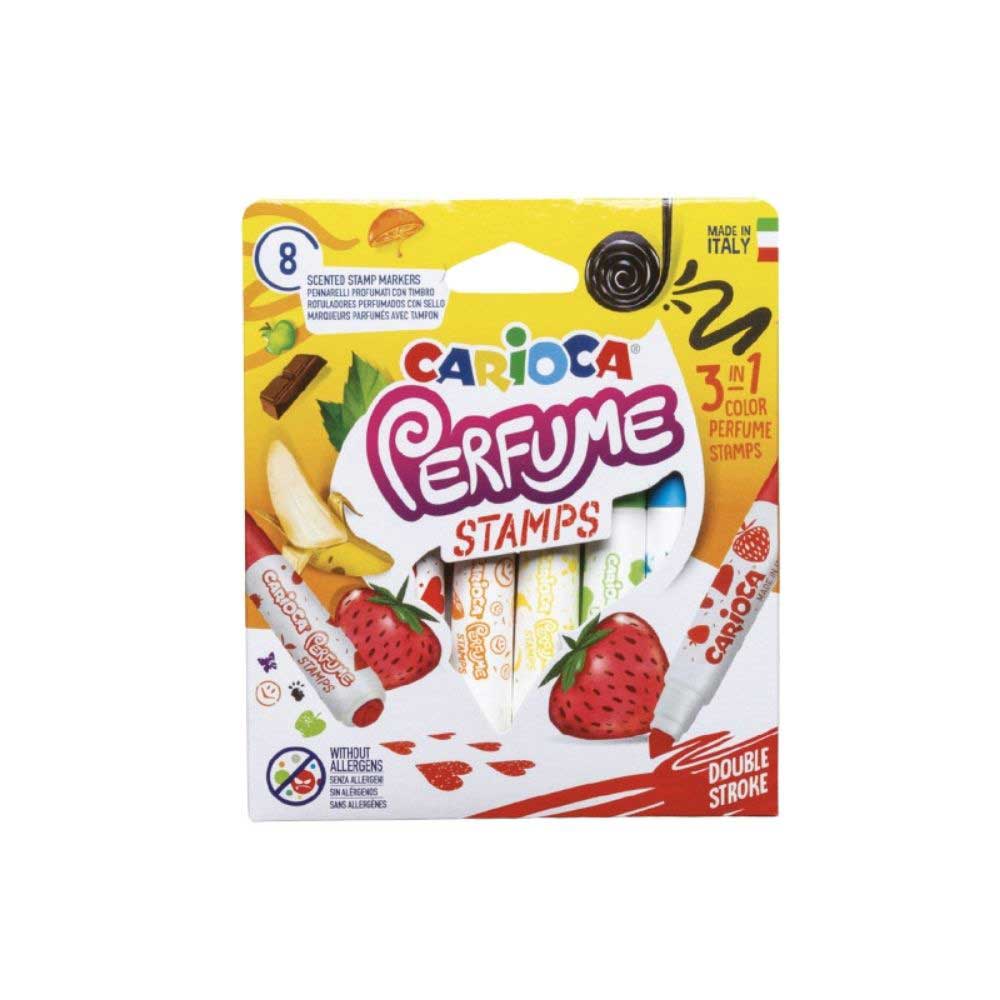 Carioca Keçeli Kalem Kokulu Damgalı Jumbo 8'li