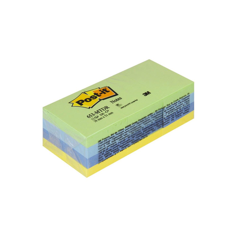 Post-it Yapışkanlı Not Kağıdı 38x51 mm Renkli