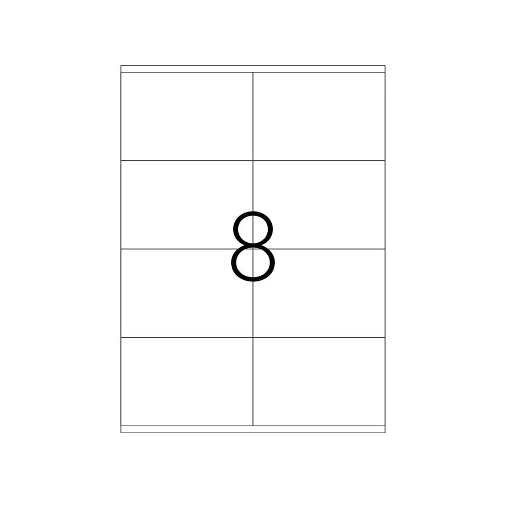 Tanex Laser Etiket 105x72 mm TW-2408