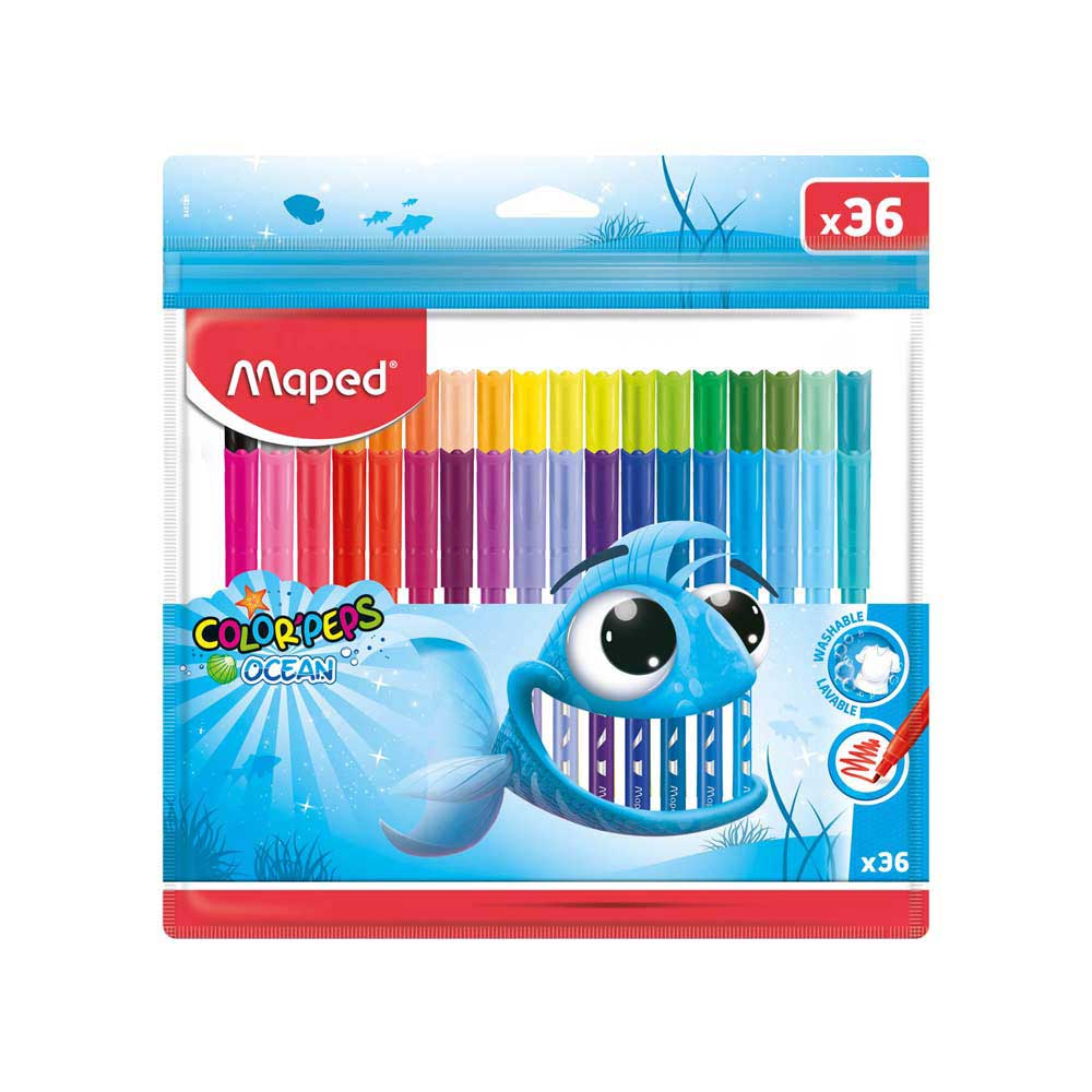 Maped Keçeli Kalem Ocean 36'lı