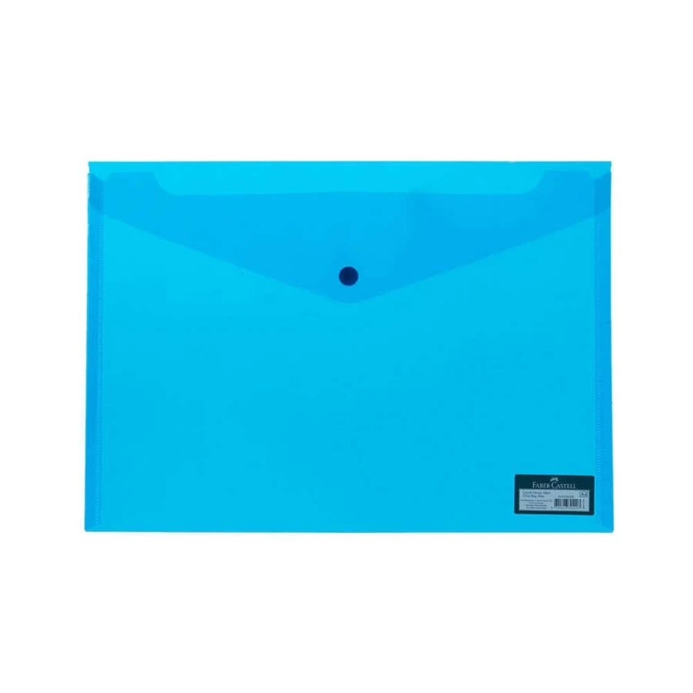 Faber-Castell Çıtçıtlı Dosya Mavi