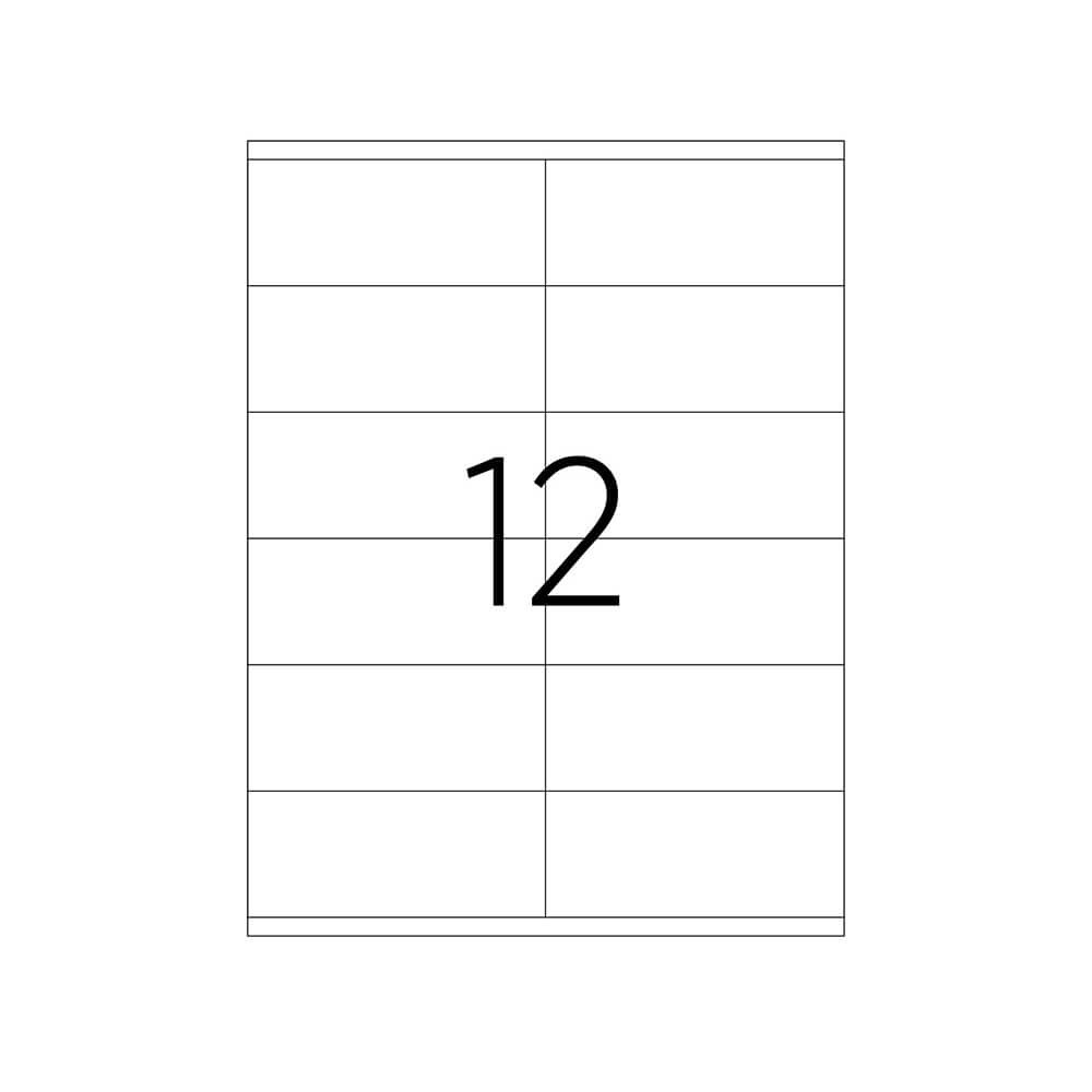 Tanex Laser Etiket 105x46 mm TW-2512
