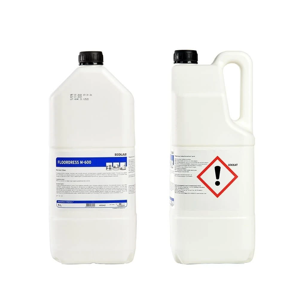 Ecolab Sıvı Kristalize Mermer Cilası M600 5 lt