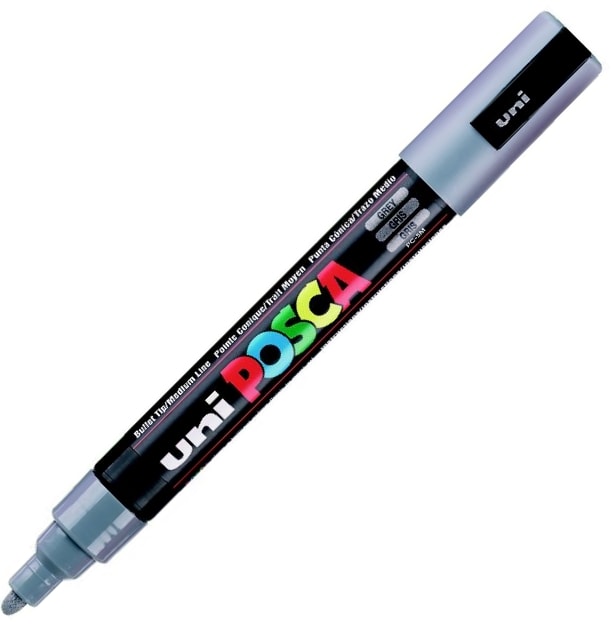Uni-Ball Poster Markörü Posca 1.8-2.5 mm Gri