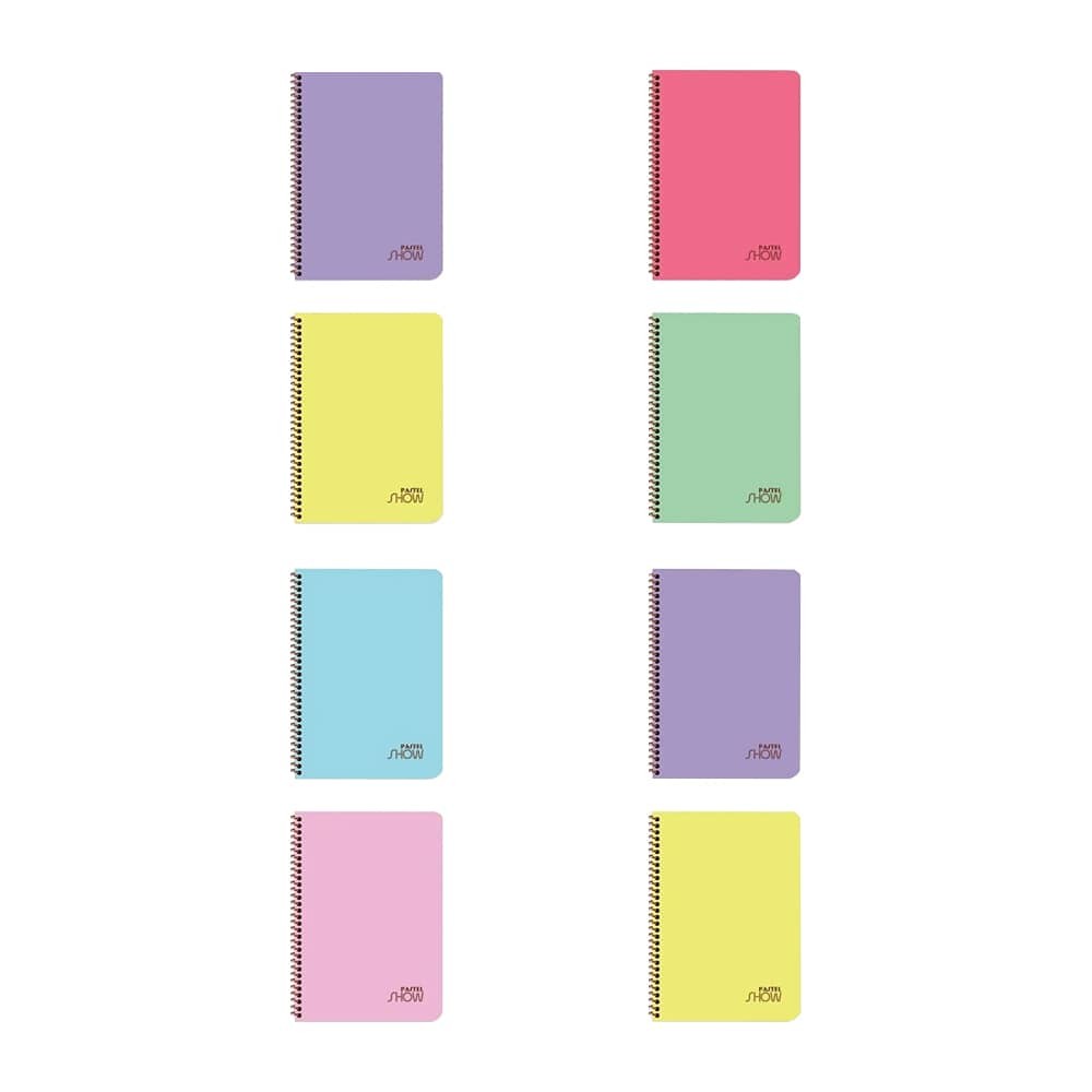 Keskin Color Defter Pastel Show Spiralli Pp Kapak A4 120 Yaprak Çizgili