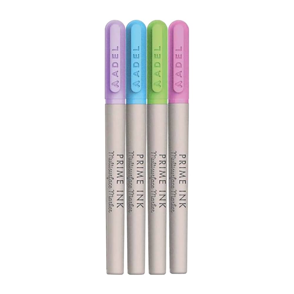 Adel Marker Prime Ink Multisurface 4lü pastel