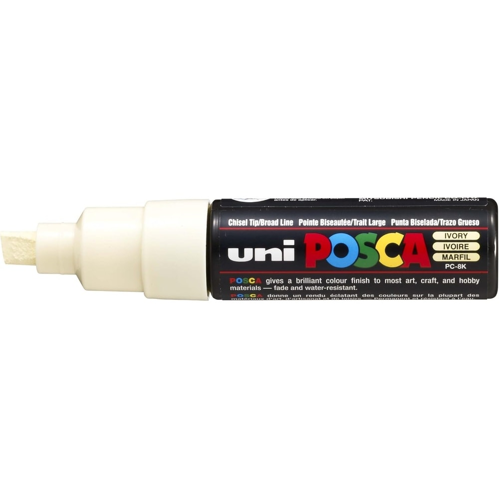 Uni-Ball Poster Markörü Posca 8.0 mm Su Bazlı Fildişi