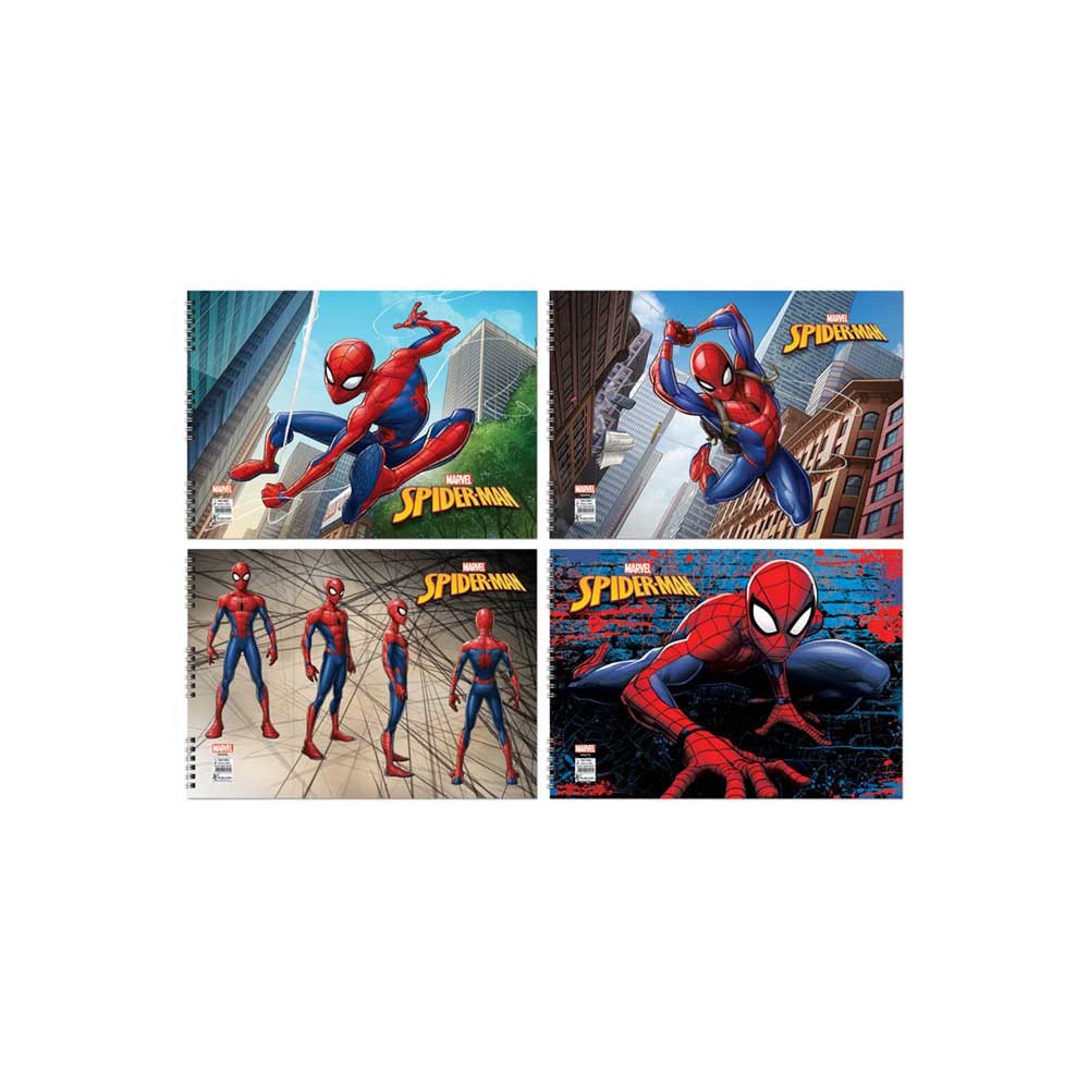 Keskin Color Resim Defteri Spiderman Spiralli 25x35cm 15 Yaprak