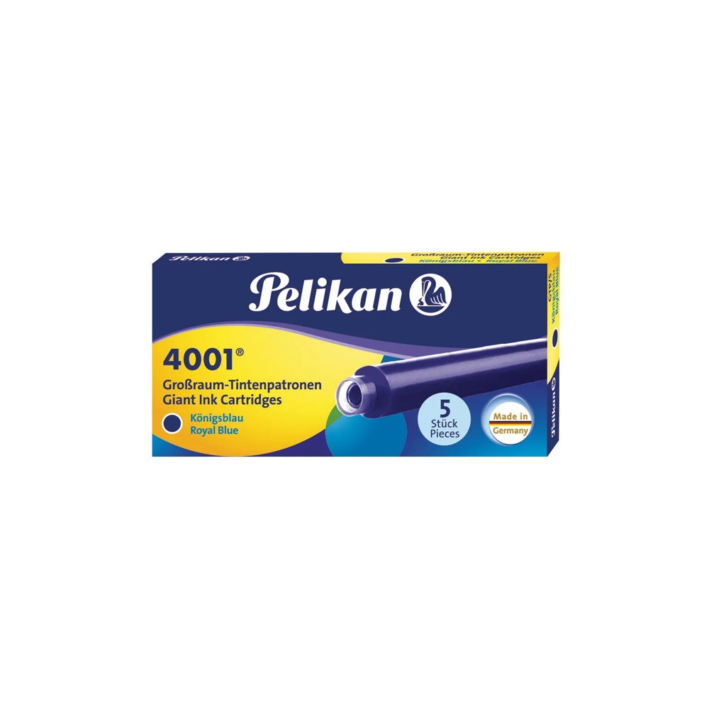 Pelikan Dolmakalem Kartuşu Dev 4001 5'li Mavi