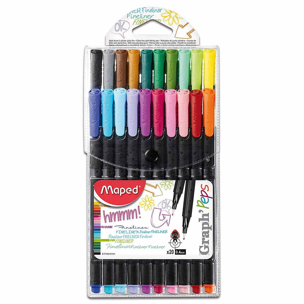 Maped Fineliner Graph Peps 0.4 mm 20'lu