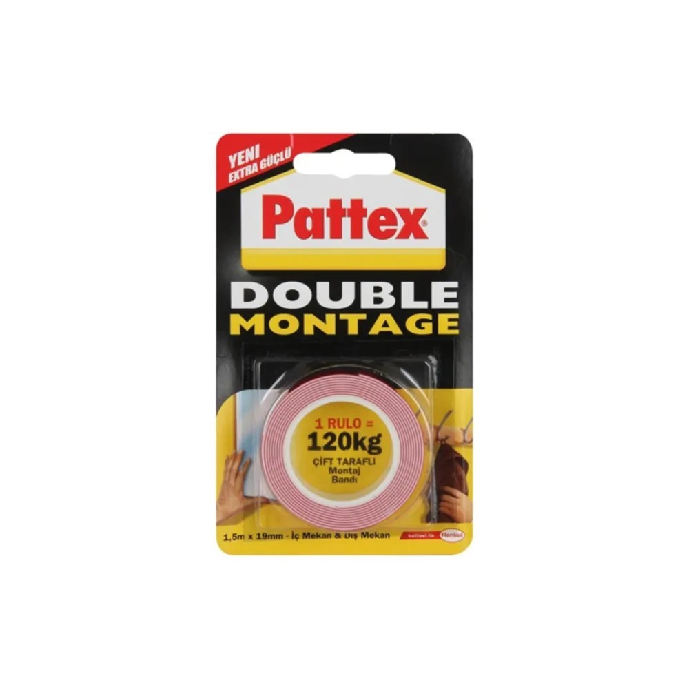 Pattex Double Montaj Bandı 19 mm x 1.5 mt