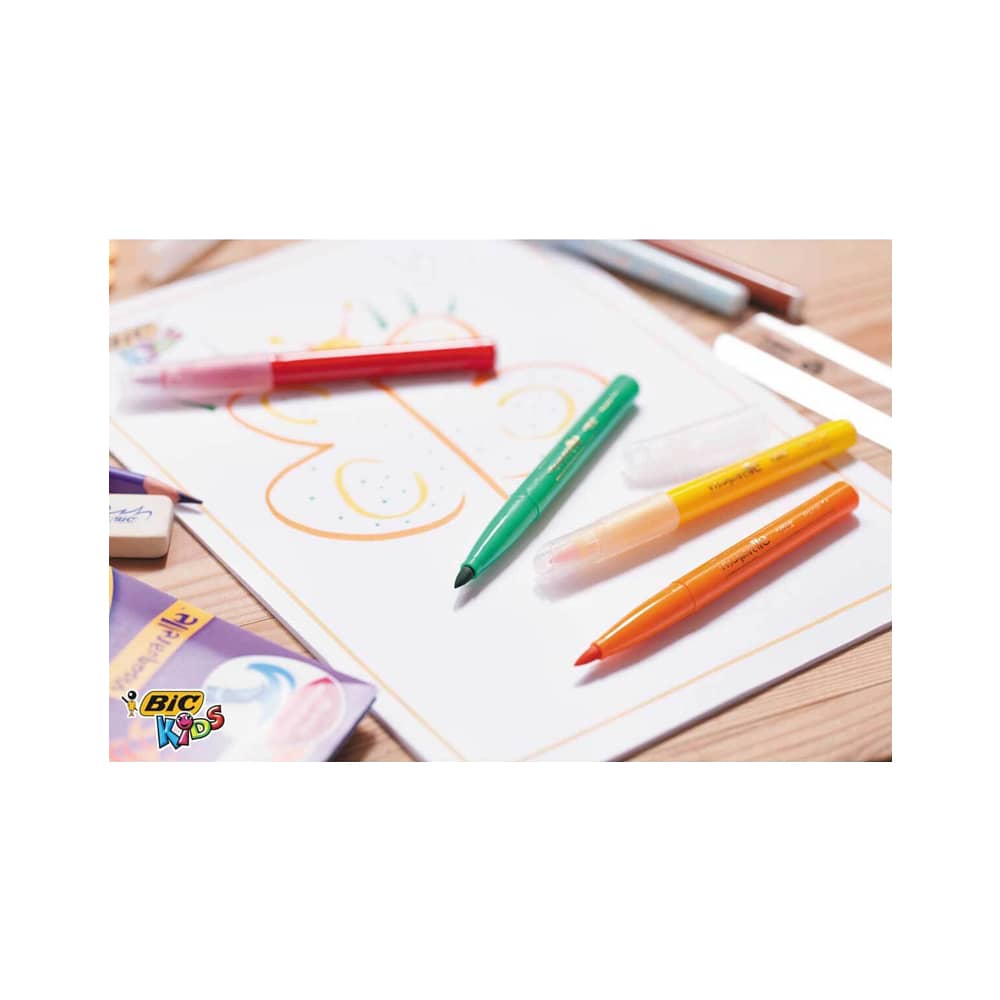 Bic Keçeli Kalem Fırça Uçlu 10'lu