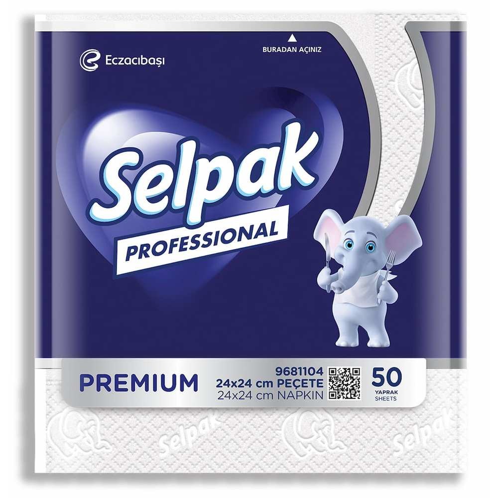 Selpak Professional Mini Peçete 24x24 cm 50'li