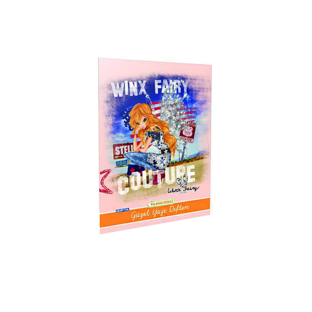Gıpta Güzel Yazı Defteri Winx Fairy Tel Dikişli A4 40 Yaprak