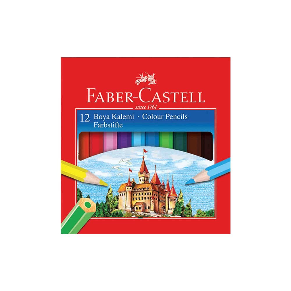 Faber-Castell Kuru Boya Redline Yarım Boy 12'li